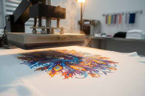 DTF printing equipment and colorful transfers