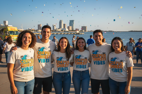 Custom Group Shirts for Corpus Christi Events