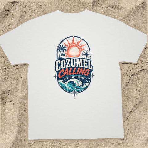 COZUMEL CALLING Cruise T-Shirt — Design 0001