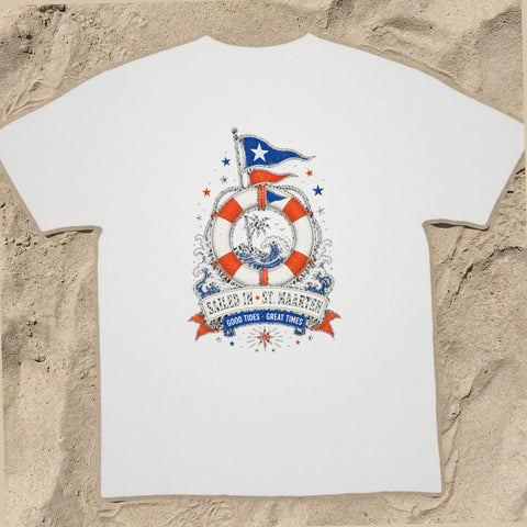 SAILED IN • ST. MAARTEN Cruise T-Shirt — Design 0020