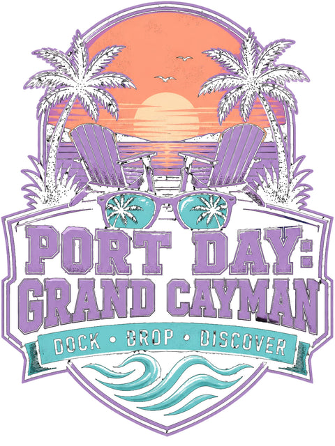 PORT DAY: GRAND CAYMAN Cruise T-Shirt — Design 0022