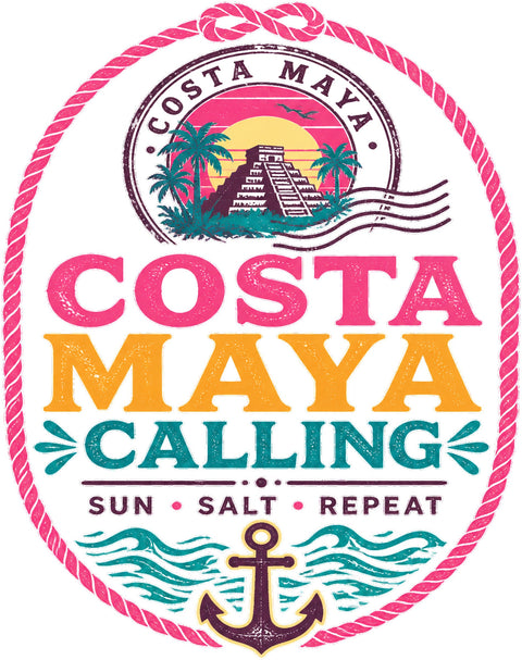 COSTA MAYA CALLING Cruise T-Shirt — Design 0051