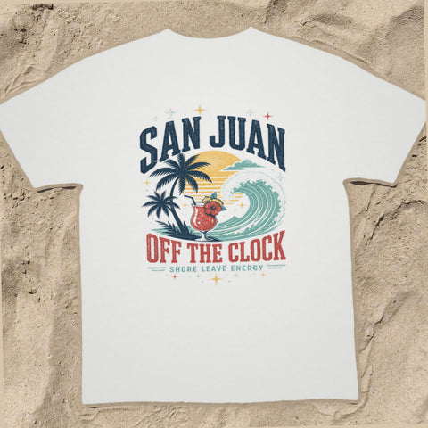 SAN JUAN OFF THE CLOCK Cruise T-Shirt — Design 0069