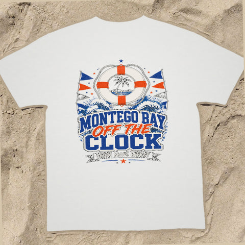 MONTEGO BAY OFF THE CLOCK Cruise T-Shirt — Design 0084