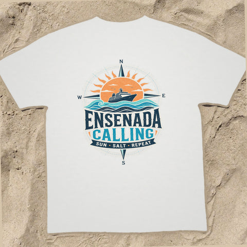 ENSENADA CALLING Cruise T-Shirt — Design 0106