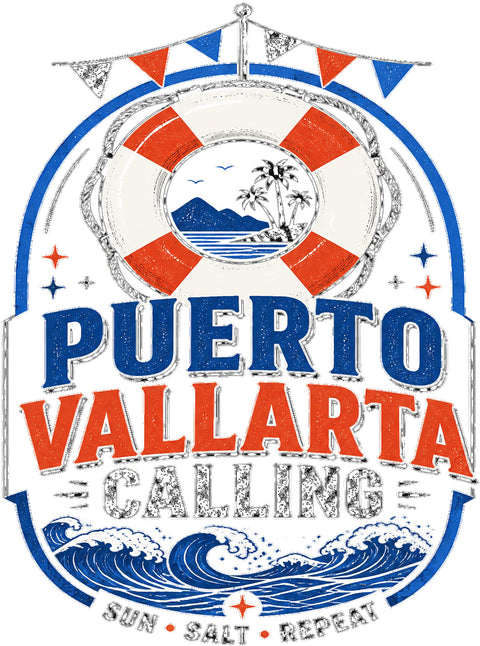 PUERTO VALLARTA CALLING Cruise T-Shirt — Design 0116