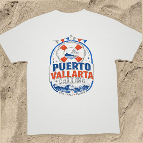 PUERTO VALLARTA CALLING Cruise T-Shirt — Design 0116