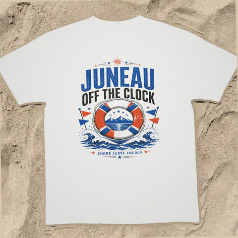 JUNEAU OFF THE CLOCK Cruise T-Shirt — Design 0124