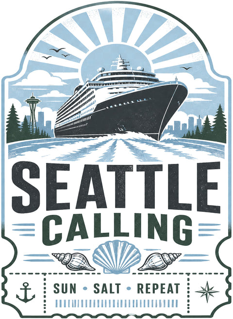 SEATTLE CALLING Cruise T-Shirt — Design 0151