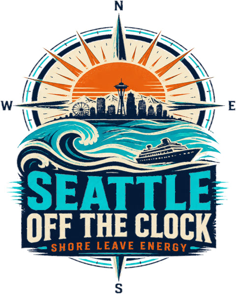 SEATTLE OFF THE CLOCK Cruise T-Shirt — Design 0154