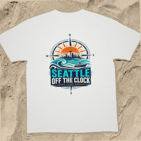 SEATTLE OFF THE CLOCK Cruise T-Shirt — Design 0154