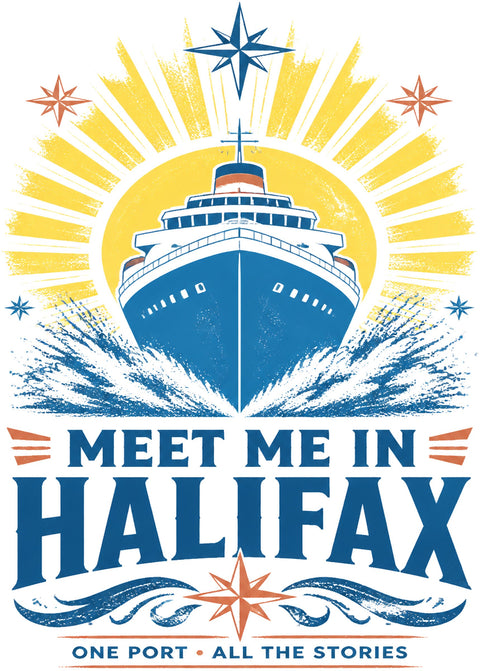 MEET ME IN HALIFAX Cruise T-Shirt — Design 0168