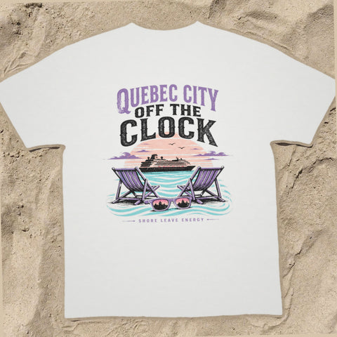QUEBEC CITY OFF THE CLOCK Cruise T-Shirt — Design 0174