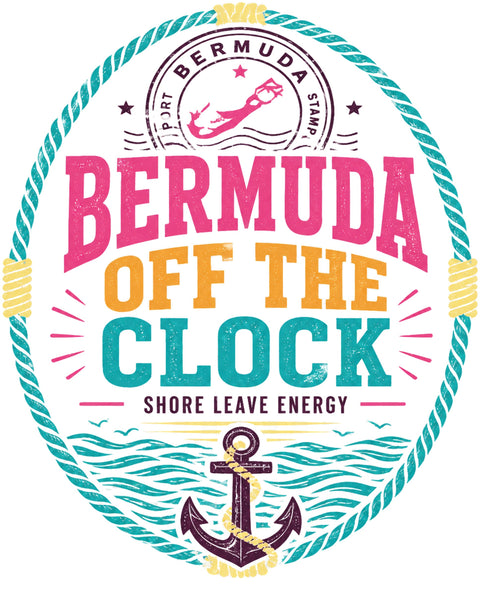 BERMUDA OFF THE CLOCK Cruise T-Shirt — Design 0179
