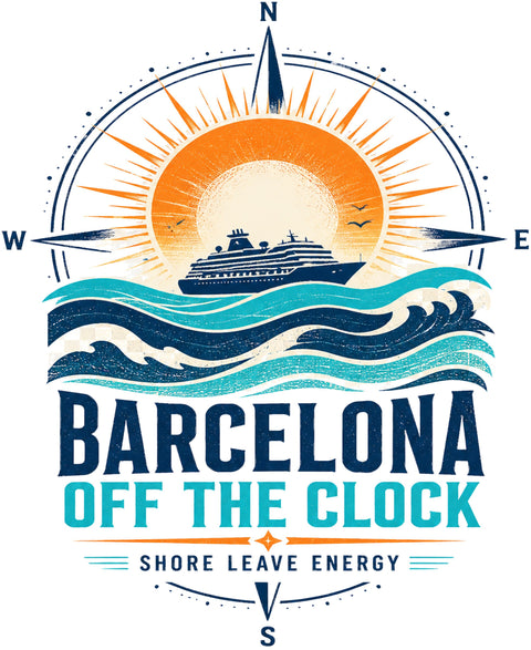 BARCELONA OFF THE CLOCK Cruise T-Shirt — Design 0194