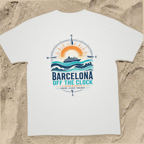 BARCELONA OFF THE CLOCK Cruise T-Shirt — Design 0194
