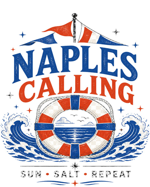 NAPLES CALLING Cruise T-Shirt — Design 0196