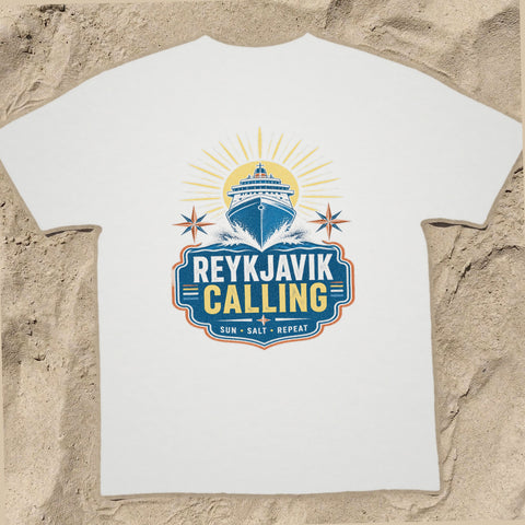 REYKJAVIK CALLING Cruise T-Shirt — Design 0216
