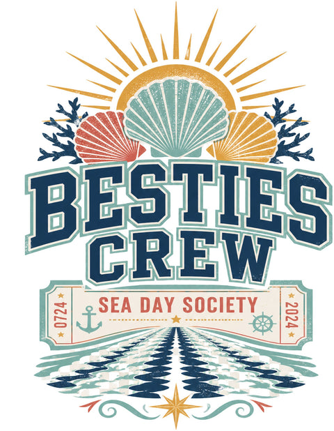 BESTIES CREW Cruise T-Shirt — Design 0261