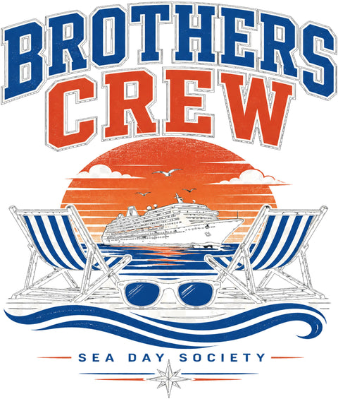 BROTHERS CREW Cruise T-Shirt — Design 0276
