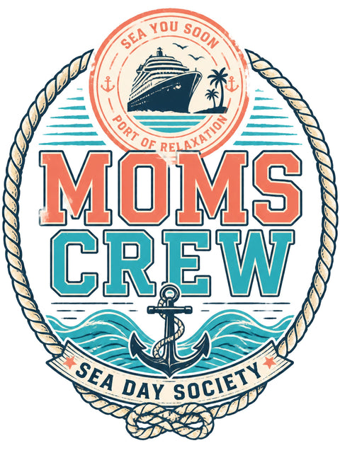 MOMS CREW Cruise T-Shirt — Design 0281