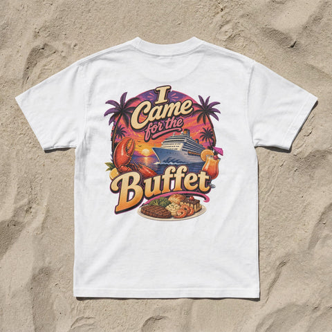 Funny Cruise Shirt | Buffet Food Humor Tee, Vacation Apparel