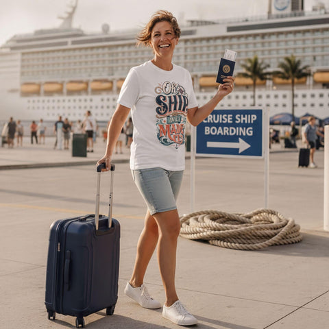 Oh Ship, We Made It | When You Make It To Embarkation | Cruise Humor Shirt