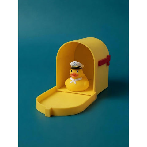 Cruise Duck Mailbox, Magnetic Cabin Door Holder (Custom Names & Colors)