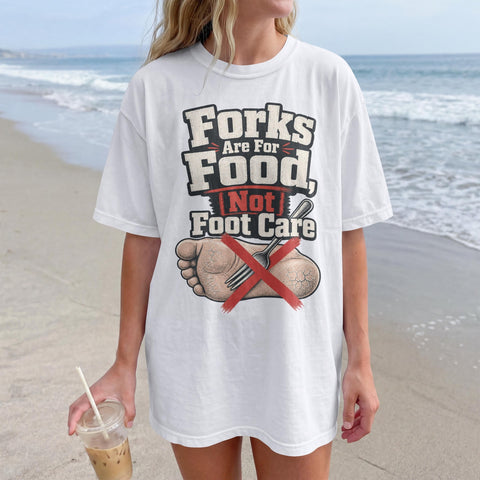 Forks Are For Food Not Foot Care | Funny Cruise T-Shirt | Carnival Cruise Shirt