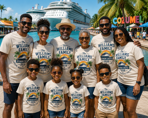Custom Family Reunion Cruise Shirts