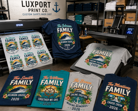 Custom Family Reunion Cruise Shirts