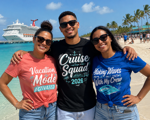 Custom Cruise Squad Shirts