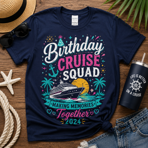 Custom Birthday Cruise Shirts