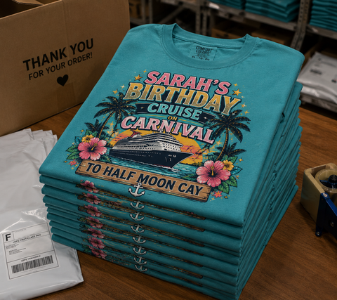 Custom Birthday Cruise Shirts