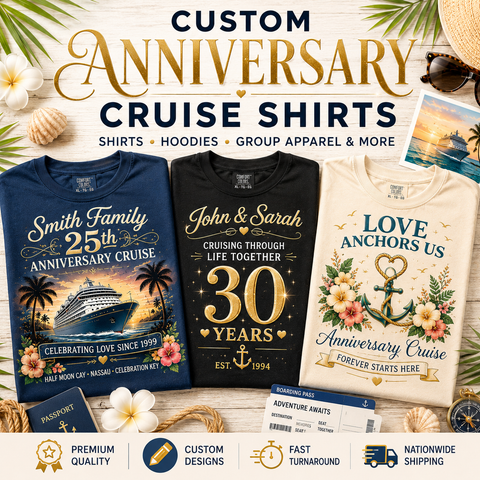 Custom Anniversary Cruise Shirt