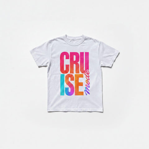 Cruise Mode T-Shirt | Funny Vacation Activated Tee for Cruise Squad