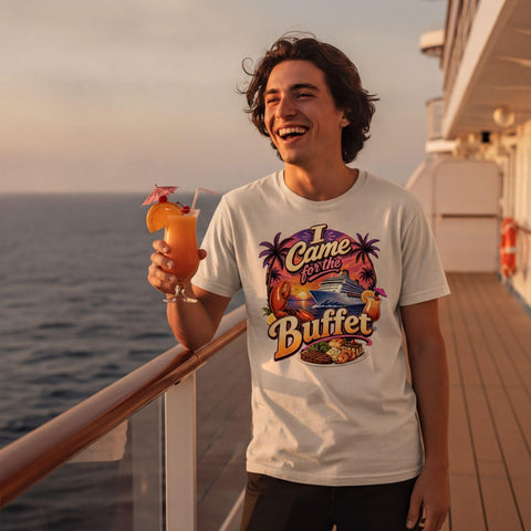 Funny Cruise Shirt | Buffet Food Humor Tee, Vacation Apparel