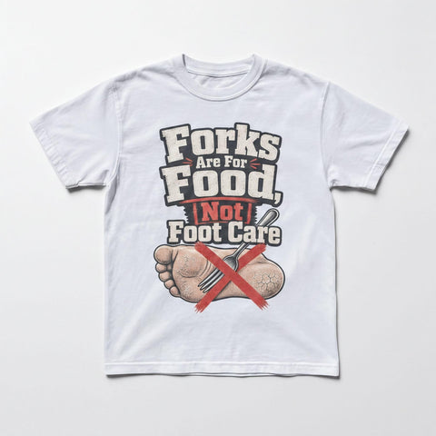 Forks Are For Food Not Foot Care | Funny Cruise T-Shirt | Carnival Cruise Shirt