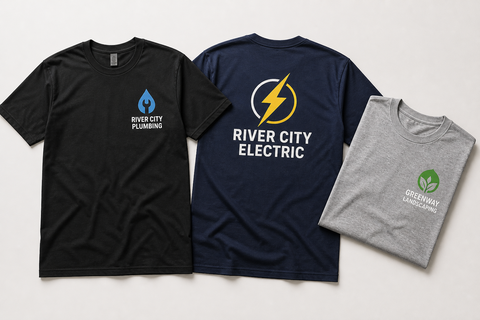 24 Custom Contractor Work Shirts – Crew Special